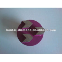 Arrow Diamond plugs for epoxy flooring tools
